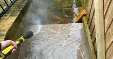 pressure washing